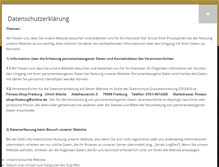 Tablet Screenshot of fitness-shop-freiburg.de